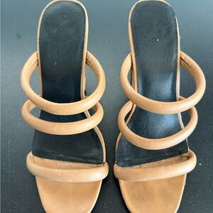 Tan Strappy Women's Sandals